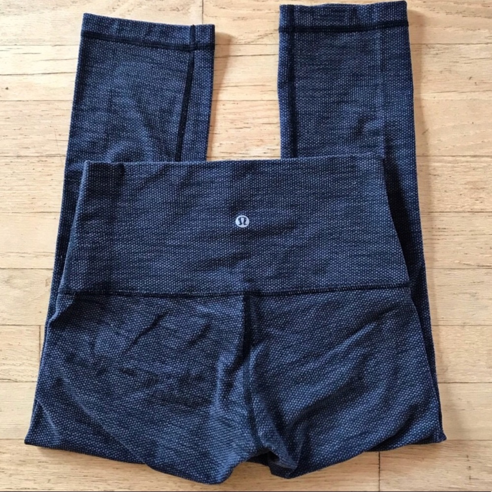 LULULEMON WUNDER UNDER HIGH WAISTED CROPS